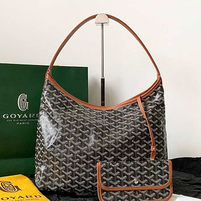goyard hobo zip large capacity shoulder tote bag
